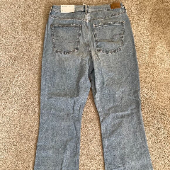 American Eagle 90’s Bootcut Jean Bright Blue Size 10 - Picture 5 of 5